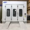 Phòng sơn sấy tiêu chuẩn cho sơn gốc dầu, cửa panel 3 cánh, hút sàn 3 dãy